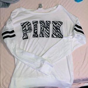 Pink long sleeve tee